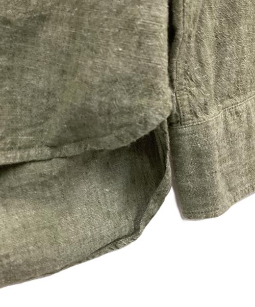 MHL（マーガレットハウエル）MHL (マーガレットハウエル) COTTON LINEN CHAMBRAY グリーン サイズ:Mの古着・服飾アイテム