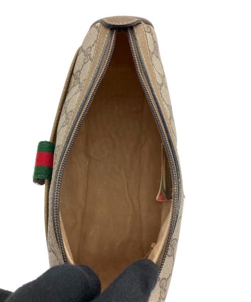 GUCCI（グッチ）GUCCI (グッチ) OLD GUCCI　ショルダーバッグ ブラウンの古着・服飾アイテム