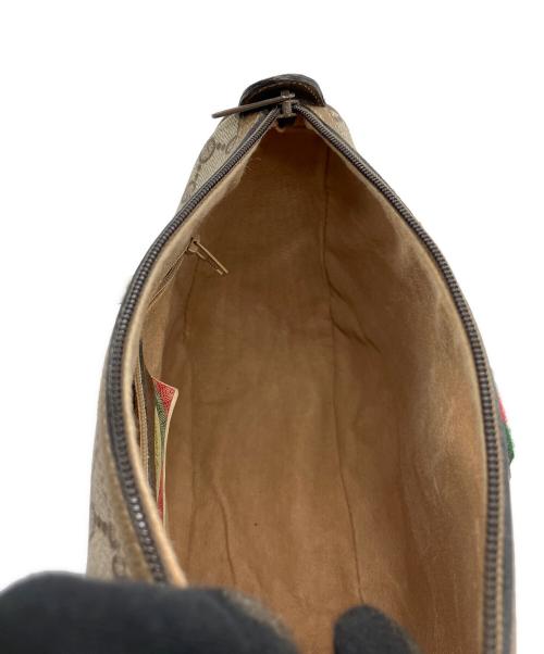 GUCCI（グッチ）GUCCI (グッチ) OLD GUCCI　ショルダーバッグ ブラウンの古着・服飾アイテム