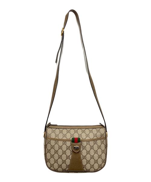 GUCCI（グッチ）GUCCI (グッチ) OLD GUCCI　ショルダーバッグ ブラウンの古着・服飾アイテム