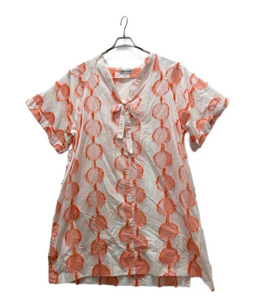 Henrik Vibskov（ヘンリック ヴィブスコフ）Henrik Vibskov (ヘンリック ヴィブスコフ) チュニックワンピース ホワイト サイズ:Lの古着・服飾アイテム