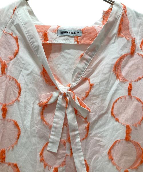 Henrik Vibskov（ヘンリック ヴィブスコフ）Henrik Vibskov (ヘンリック ヴィブスコフ) チュニックワンピース ホワイト サイズ:Lの古着・服飾アイテム