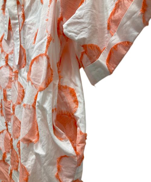 Henrik Vibskov（ヘンリック ヴィブスコフ）Henrik Vibskov (ヘンリック ヴィブスコフ) チュニックワンピース ホワイト サイズ:Lの古着・服飾アイテム