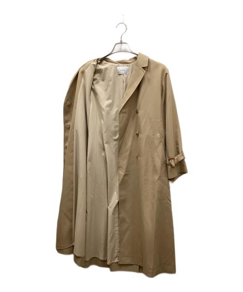COHINA（コヒナ）COHINA (コヒナ) ベーシックとろみトレンチコート ベージュ サイズ:Regularの古着・服飾アイテム
