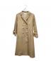 COHINA（コヒナ）の古着「ベーシックとろみトレンチコート」｜ベージュ