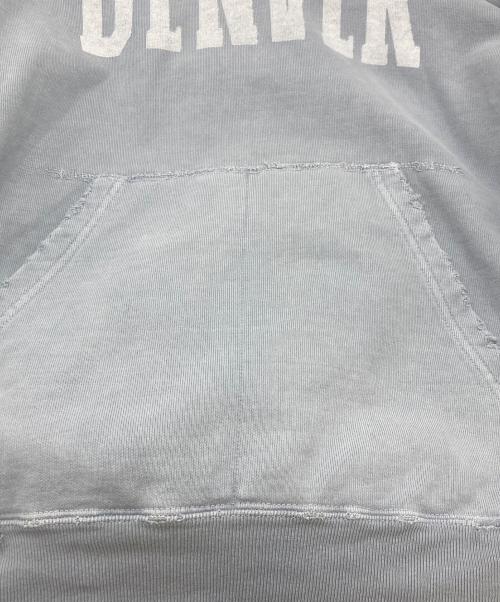 REMI RELIEF（レミレリーフ）REMI RELIEF (レミレリーフ) DENVER フードスウェット ライトブルー サイズ:Mの古着・服飾アイテム