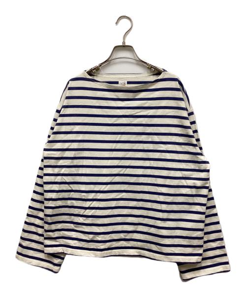 SURT（サート）SURT (サート) BORDER シャツ　　ボーダーシャツ アイボリー サイズ:Freeの古着・服飾アイテム