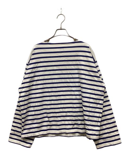 SURT（サート）SURT (サート) BORDER シャツ　　ボーダーシャツ アイボリー サイズ:Freeの古着・服飾アイテム