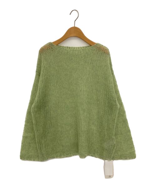journal standard L'essage（ジャーナルスタンダード レサージュ）journal standard L'essage (ジャーナルスタンダード レサージュ) モヘヤMIXビッグプルオーバー ライトグリーン サイズ:-の古着・服飾アイテム