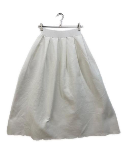 regleam（リグリーム）regleam (リグリーム) ボリュームニットスカート ホワイト サイズ:SIZE Sの古着・服飾アイテム