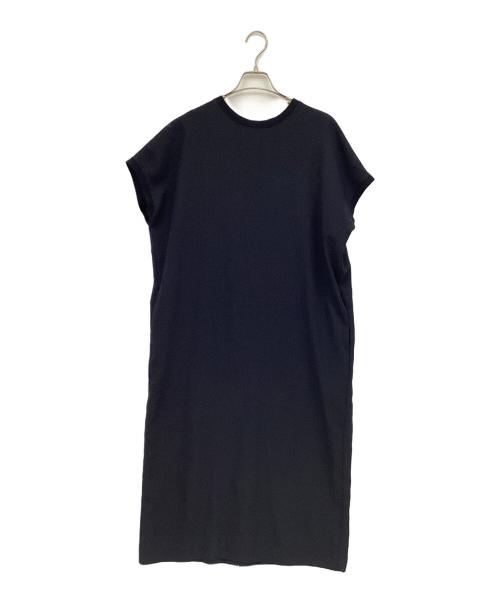icB（アイシービー）icB (アイシービー) FluidBackSatin ワンピース ネイビー サイズ:42の古着・服飾アイテム