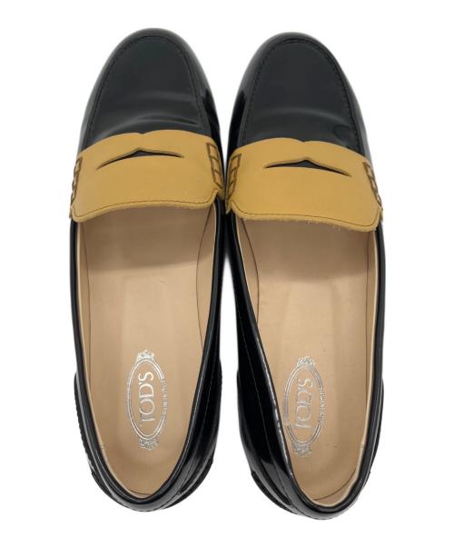 TOD'S（トッズ）TOD'S (トッズ) ローファー ブラック サイズ:39の古着・服飾アイテム