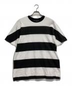 SEQUELシークエル）の古着「ボーダーTシャツ」｜ホワイト×ブラック