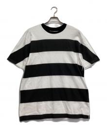 SEQUEL（シークエル）の古着「ボーダーTシャツ」｜ホワイト×ブラック