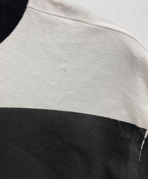 SEQUEL（シークエル）SEQUEL (シークエル) ボーダーTシャツ ホワイト×ブラック サイズ:Lの古着・服飾アイテム