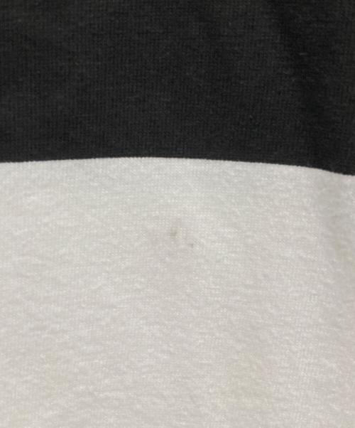 SEQUEL（シークエル）SEQUEL (シークエル) ボーダーTシャツ ホワイト×ブラック サイズ:Lの古着・服飾アイテム