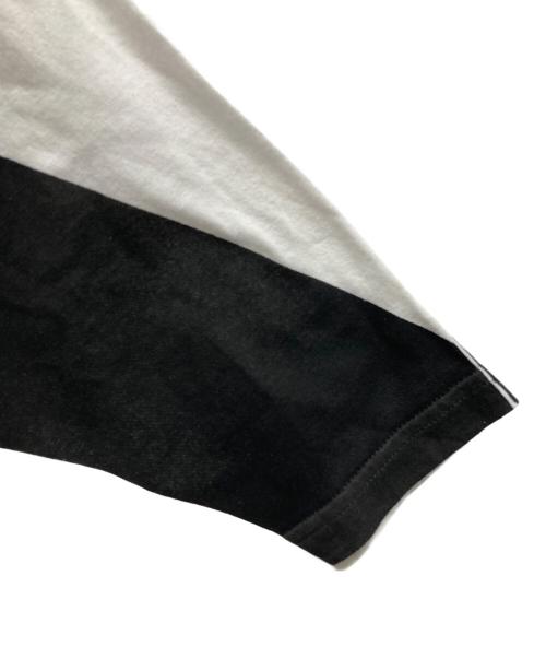 SEQUEL（シークエル）SEQUEL (シークエル) ボーダーTシャツ ホワイト×ブラック サイズ:Lの古着・服飾アイテム