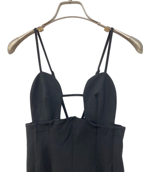 FETICO（フェティコ）FETICO (フェティコ) 2WAY BRA JUMPSUITサロペット　2ウェイ ブラ ジャンプスーツ サロペット ブラック サイズ:Lの古着・服飾アイテム