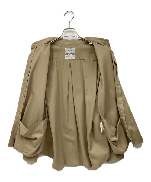 YAECA（ヤエカ）YAECA (ヤエカ) エクストラワイドドロップショルダー コンフォートシャツ カーキ サイズ:Mの古着・服飾アイテム