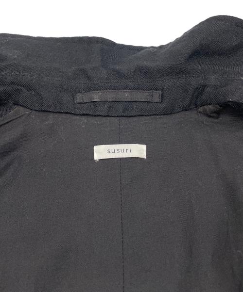 susuri（ススリ）susuri (ススリ) ステンカラーコート ブラック サイズ:Mの古着・服飾アイテム