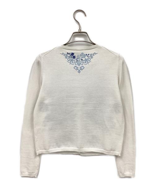 KEITA MARUYAMA（ケイタマルヤマ）KEITA MARUYAMA (ケイタマルヤマ) Dragon Embroidery Knit カーディガン ブルー サイズ:1の古着・服飾アイテム
