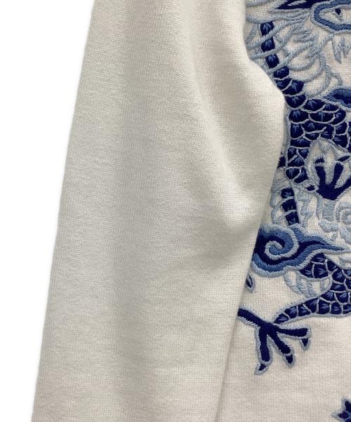 KEITA MARUYAMA（ケイタマルヤマ）KEITA MARUYAMA (ケイタマルヤマ) Dragon Embroidery Knit カーディガン ブルー サイズ:1の古着・服飾アイテム