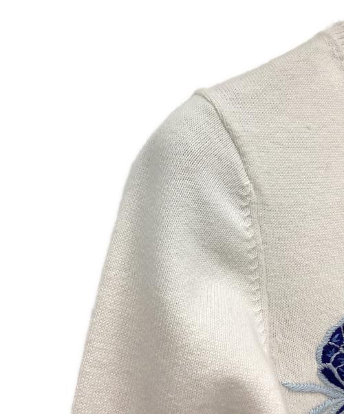 KEITA MARUYAMA（ケイタマルヤマ）KEITA MARUYAMA (ケイタマルヤマ) Dragon Embroidery Knit カーディガン ブルー サイズ:1の古着・服飾アイテム