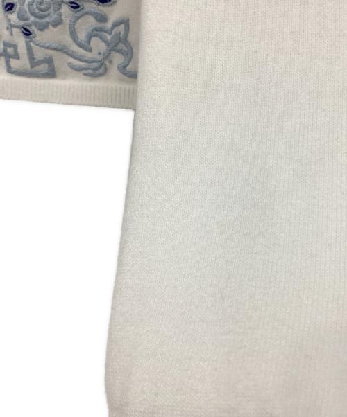 KEITA MARUYAMA（ケイタマルヤマ）KEITA MARUYAMA (ケイタマルヤマ) Dragon Embroidery Knit カーディガン ブルー サイズ:1の古着・服飾アイテム