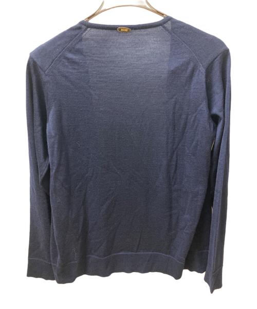 MUSE de Deuxieme Classe（ミューズ ドゥーズィエム クラス）MUSE de Deuxieme Classe (ミューズ ドゥーズィエム クラス) FF30 クルーネック カーディガン ネイビー サイズ:38の古着・服飾アイテム