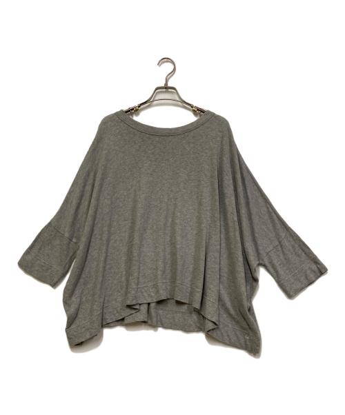 45R（フォーティファイブ・アール）45R (フォーティファイブ・アール) 変形カットソー グレーの古着・服飾アイテム