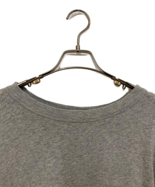 45R（フォーティファイブ・アール）45R (フォーティファイブ・アール) 変形カットソー グレーの古着・服飾アイテム