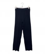 HYKEハイク）の古着「リブニットパンツ」｜ネイビー