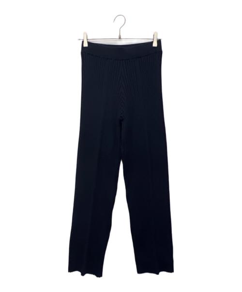 HYKE（ハイク）HYKE (ハイク) リブニットパンツ ネイビー サイズ:1の古着・服飾アイテム