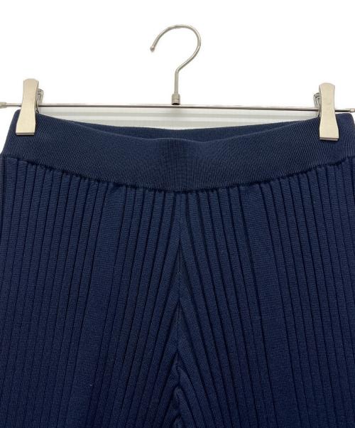 HYKE（ハイク）HYKE (ハイク) リブニットパンツ ネイビー サイズ:1の古着・服飾アイテム