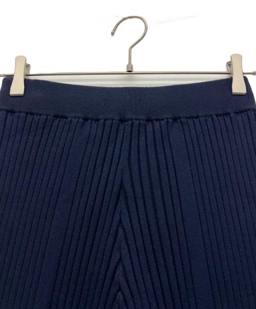 HYKE（ハイク）HYKE (ハイク) リブニットパンツ ネイビー サイズ:1の古着・服飾アイテム