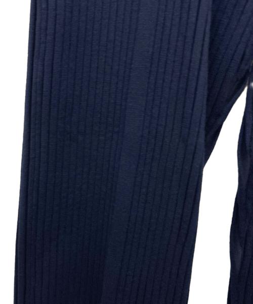 HYKE（ハイク）HYKE (ハイク) リブニットパンツ ネイビー サイズ:1の古着・服飾アイテム