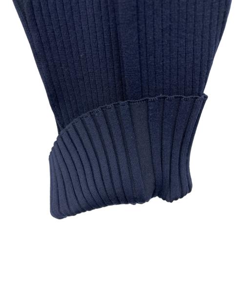 HYKE（ハイク）HYKE (ハイク) リブニットパンツ ネイビー サイズ:1の古着・服飾アイテム