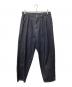 Graphpaper（グラフペーパー）の古着「COLORFAST DENIM TWO TUCK TAPERED PANTS GU221-40136B」｜インディゴ