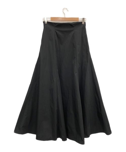 BLENHEIM（ブレンヘイム）BLENHEIM (ブレンヘイム) メモリータフタハイウエストスカート ブラック サイズ:Mの古着・服飾アイテム