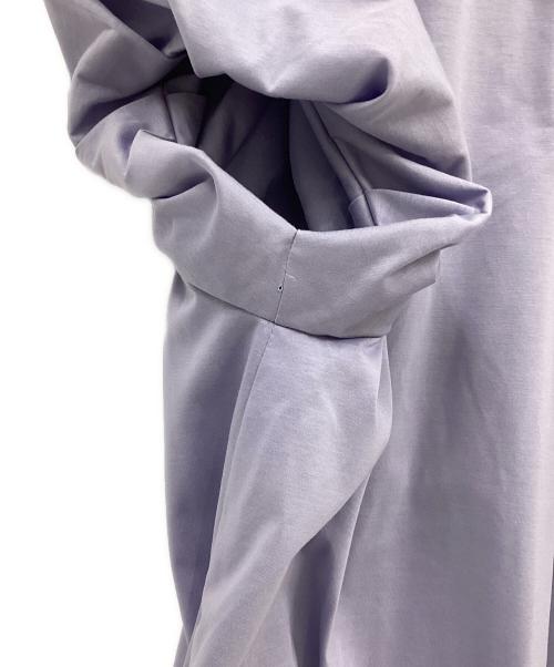 BALLSEY（ボールジィ）BALLSEY (ボールジィ) ハイゲージジャージー バルーンスリーブワンピース ブルー サイズ:34の古着・服飾アイテム