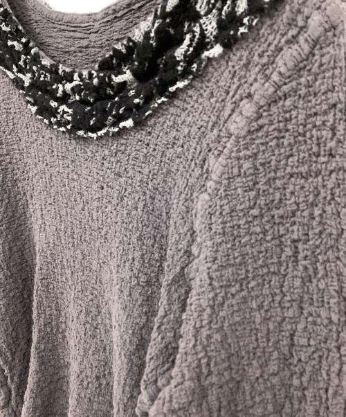 me ISSEY MIYAKE（ミーイッセイ ミヤケ）me ISSEY MIYAKE (ミーイッセイ ミヤケ) 長袖ブラウス グレー サイズ:表記無しの古着・服飾アイテム