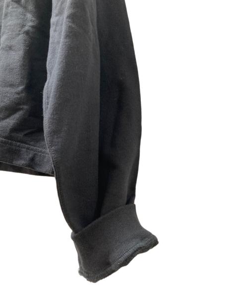 DANTON（ダントン）DANTON (ダントン) クルーネックスウェットカーディガン ブラック サイズ:36の古着・服飾アイテム