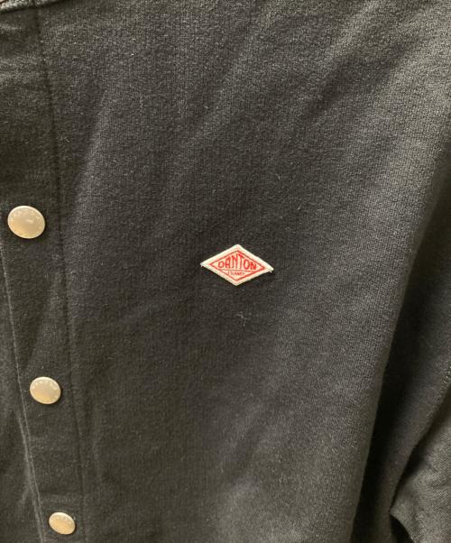 DANTON（ダントン）DANTON (ダントン) クルーネックスウェットカーディガン ブラック サイズ:36の古着・服飾アイテム