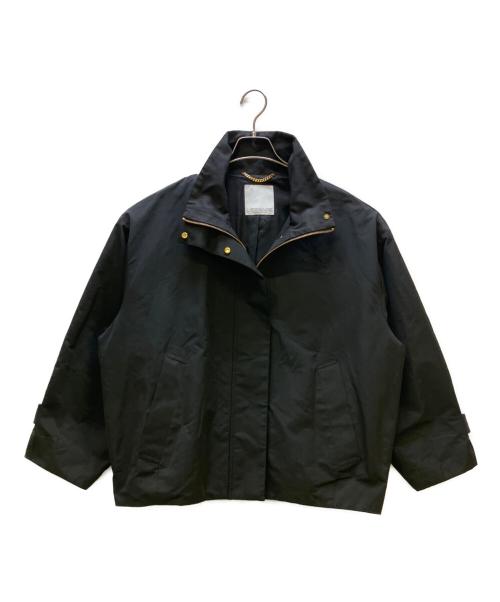 journal standard L'essage（ジャーナルスタンダード レサージュ）journal standard L'essage (ジャーナルスタンダード レサージュ) PL/コットンスタンドブルゾン 24SS ブラック サイズ:Freeの古着・服飾アイテム