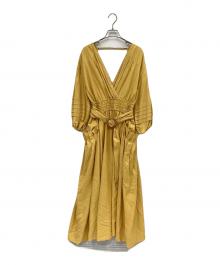 Estella.K（エステラケー）の古着「Analia Midi Dress」｜イエロー