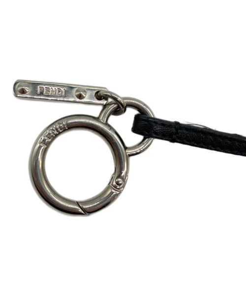 FENDI（フェンディ）FENDI (フェンディ) カーリト・カールラガーフェルドキーチャーム ブラウン×ホワイトの古着・服飾アイテム