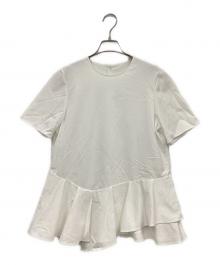 theory luxe（セオリーリュクス）の古着「Refined Jersey Flure」｜ホワイト