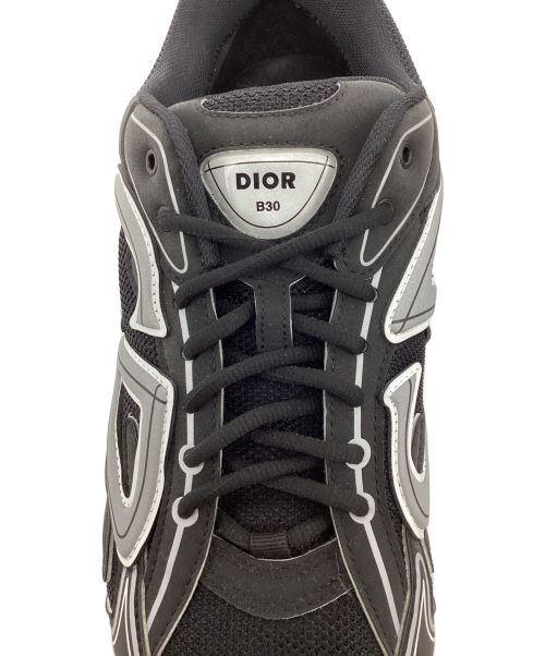 Dior（ディオール）Dior (ディオール) B30 ローカットスニーカー ブラック×シルバー サイズ:45の古着・服飾アイテム