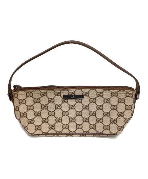 GUCCI（グッチ）GUCCI (グッチ) アクセサリーポーチ ベージュの古着・服飾アイテム