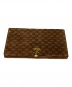 GUCCIグッチ）の古着「マイクロGG ロングウォレット」｜ブラウン